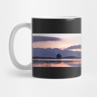 The Hut, The Sun and Schiehallion, Glen Quaich, near Kenmore. Mug